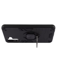 Чехол накладка для Samsung A04S Transformer Ring Черный (Black)