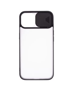 Чехол-накладка для iPhone 14 Max защищает камеру Черный (Black)