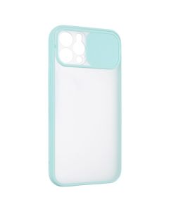 Чохол накладка для  iPhone 12 Pro Protect Camera Бірюзова (Turquoise)