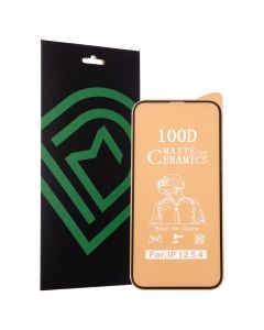 Захисне скло для iPhone 12 Mini DM 9D Ceramics Game Matte біле NEW