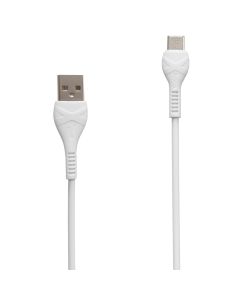USB кабель Hoco X37 Cool Power Type-C 3A 1м Білий (White)