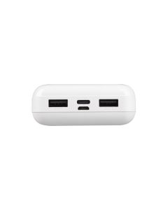 PowerBank 20000 mAh Hoco J72A Easy travel LED Білий (White)
