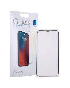 Защитное стекло для iPhone 12 Pro Max ACCLAB Full Черное (Black)