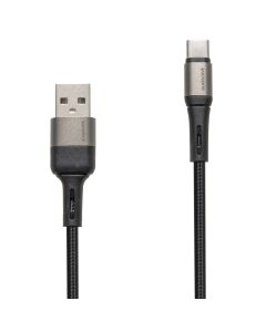 USB-кабель Glasscove Braid 3A Type-C 1м Чёрный