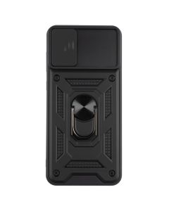 Чехол-накладка для Samsung A04 Camshield Serge Ring Черный (Black)