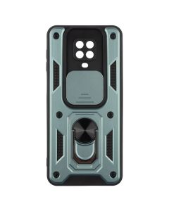 Чохол накладка для Xiaomi Redmi Note 9s/9 pro Camshield Serge Ring Зелена (Green)