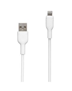 USB кабель XO NB212 2.1A Lightning 1м Білий (White)