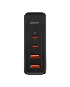 Зарядний пристрій Baseus GaN2 Pro QC (2USB + 2USB-C) 100W Чорний (Black)