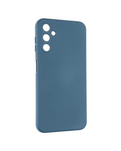 Чехол накладка для Samsung A14 Soft Case Синий (Blue)