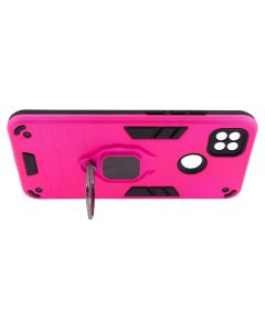Чохол накладка для Xiaomi Redmi 9C/10A Transformer Ring Рожева (Bright Pink)