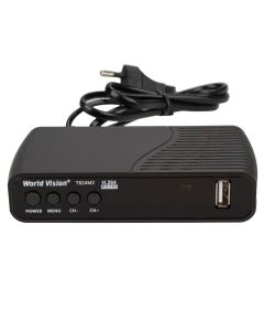 T2 тюнер World Vision T624M2 приставка для цифрового ТБ