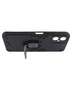 Чохол накладка для TECNO Camon 19 Neo Transformer Ring Чорна (Black)