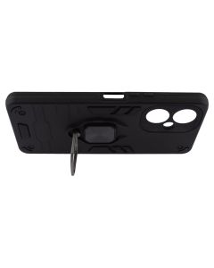 Чехол накладка для TECNO Camon 19 Pro Transformer Ring Черный (Black)