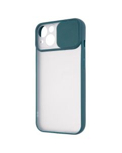 Чохол-накладка для iPhone 13 Camshield Matte TPU Зелена (зеленый)