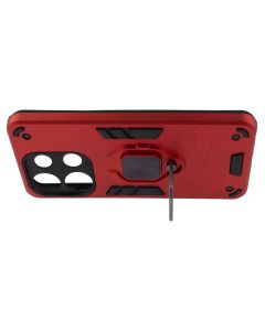 Чехол накладка для TECNO Spark GO 2023 Transformer Ring Красный (Red)