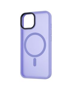 Чохол накладка для iPhone 14 WAVE Matte Insane MagSafe Фіолетова (Lilac)