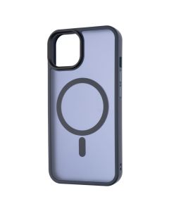 Чохол-накладка для iPhone 14 WAVE Matte Insane MagSafe Синій (Темно-синій)