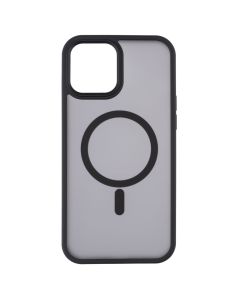 Чохол накладка для iPhone 12 Pro Max WAVE Matte Insane MagSafe Чорна (Black)