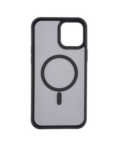 Чохол накладка для iPhone 12 Pro Max WAVE Matte Insane MagSafe Чорна (Black)