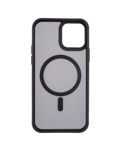 Чохол накладка для iPhone 12/12 Pro WAVE Matte Insane MagSafe Чорна (Black)