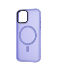 Чехол накладка для iPhone 12/12 Pro WAVE Matte Insane MagSafe Фиолетовый (Лиловый)