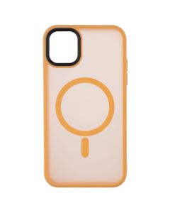 Чохол накладка для iPhone 11 WAVE Matte Insane MagSafe Помаранчева (Orange)