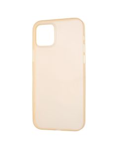 Чехол накладка для iPhone 12/12 Pro Цвет Матовый Бежевый (Beige)