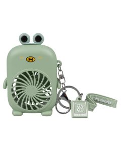Вентилятор портативний Animals 500mAh зелений