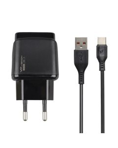 Зарядний пристрій Veron VR-C12/2USB PD 20W Чорний (Black)