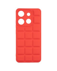 Чехол-накладка для TECNO Spark GO 2023/POP 7 Quadrate Case Красный (Red)