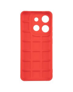 Чехол-накладка для TECNO Spark GO 2023/POP 7 Quadrate Case Красный (Red)
