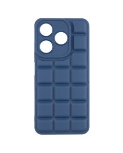 Чехол-накладка для TECNO Spark 10/10С Quadrate Case Синий (Blue)