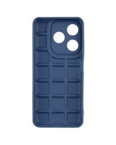 Чехол-накладка для TECNO Spark 10/10С Quadrate Case Синий (Blue)