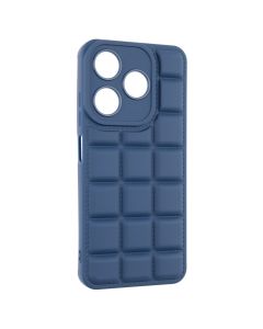 Чехол-накладка для TECNO Spark 10/10С Quadrate Case Синий (Blue)