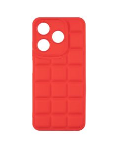 Чехол-накладка для TECNO Spark 10/10C Quadrate Case Красный (Red)
