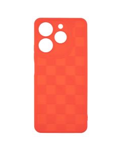 Чохол накладка для TECNO Spark 10 Pro Chess Case Червона (Red)