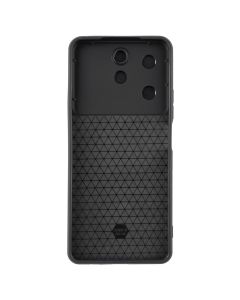 Чохол накладка для TECNO Spark 10 Pro Camshield Honor Чорна (Black)