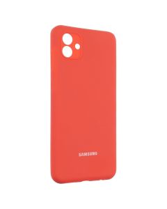 Чехол накладка для Samsung A04 Soft Case Красный (Red)