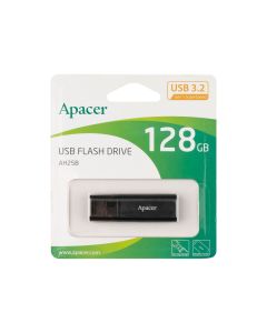 USB Флеш Apacer AH25B USB 3.1 128Gb Чорна (Black)