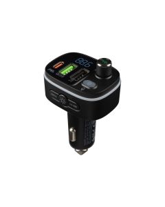 Fm-модулятор Hoco E62 Fast PD20W+QC3.0 Bluetooth Чорний (Black)