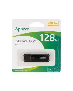 USB Флеш Apacer AH355 128Gb (USB 3.0) Чорна (Black)
