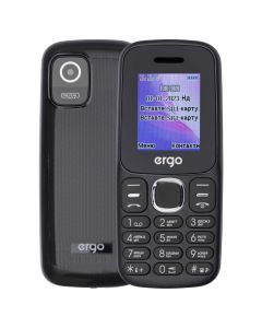 Мобильный телефон Ergo B184 Dual Sim Черный