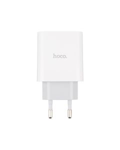 Зарядний пристрій USB Hoco C80A Rapido PD20W/QC3.0 (USB-C+USB) Білий (White)