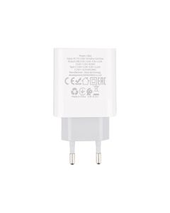 Зарядний пристрій USB Hoco C80A Rapido PD20W/QC3.0 (USB-C+USB) Білий (White)