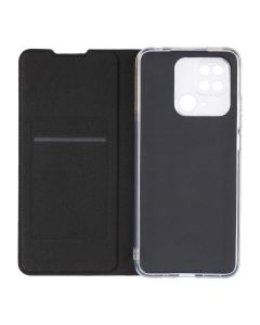 Чехол кейс для Xiaomi Redmi 10C/C40 Тюссор Силк Черный (Black)