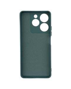 Чехол накладка для TECNO Spark 10 Pro Лайм Зеленый (Темно-зеленый)