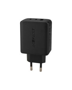 Зарядний пристрій Acefast A13 PD65W 1USB + 2USB-C + кабель Type-C to Type-C Чорний (Black)
