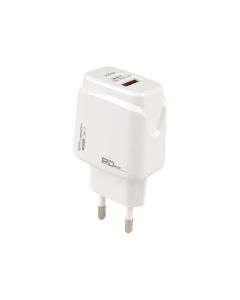 Зарядний пристрій Veron VR-C12 (USB+USB-C) PD 20W Білий (White)