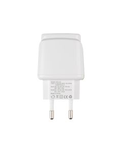 Зарядний пристрій Veron VR-C12 (USB+USB-C) PD 20W Білий (White)