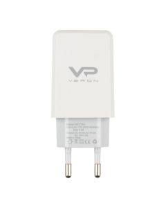 Зарядное устройство USB Veron VR-C13M 3A 18W + кабель Micro-USB Белый (White)